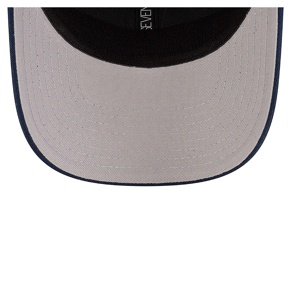 Casquette ajustable extensible à boutons-pression St. Louis City SC 9SEVENTY Trucker de New Era pour homme, bleu marine