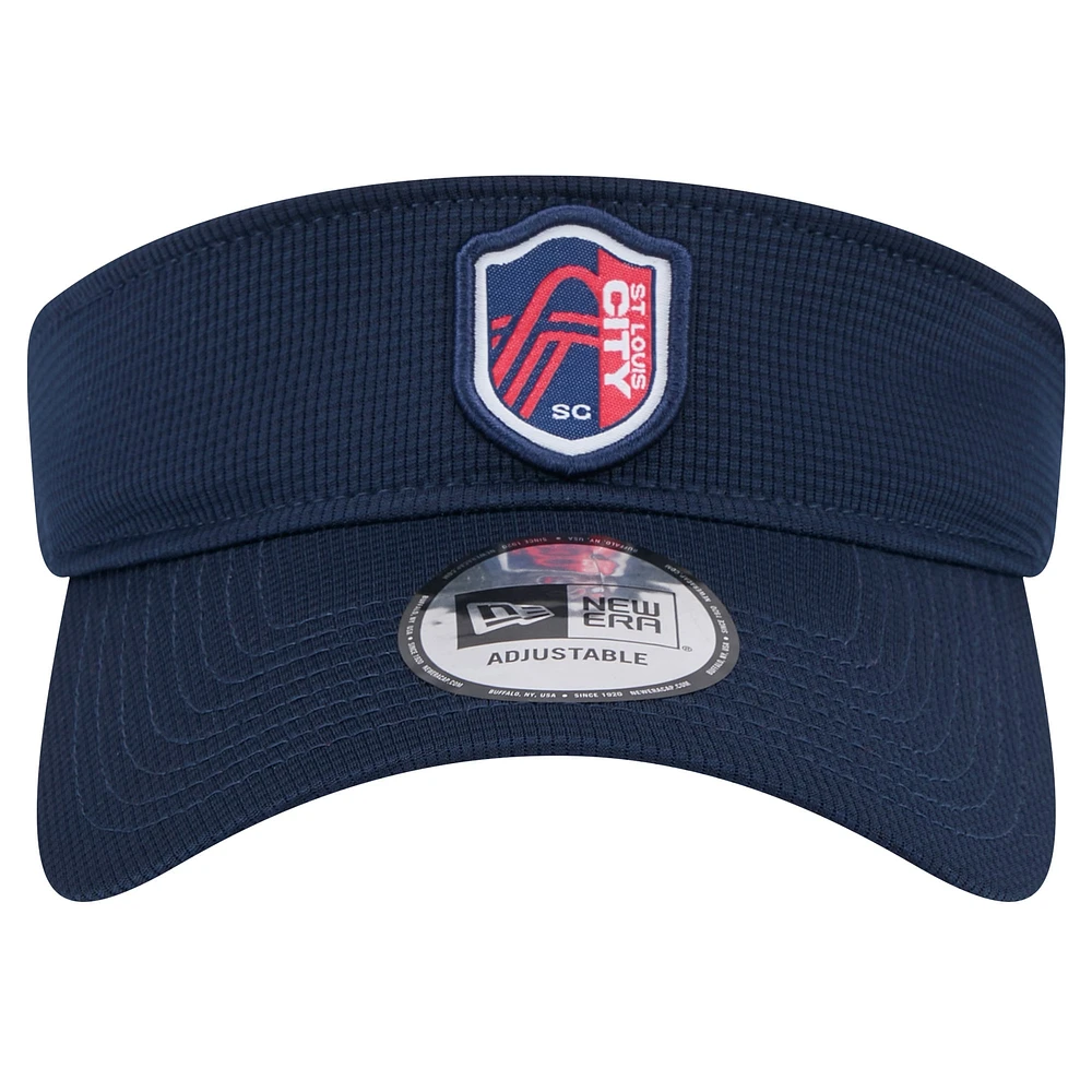 Men's New Era Pink St. Louis City SC Game Day Adjustable Visor
