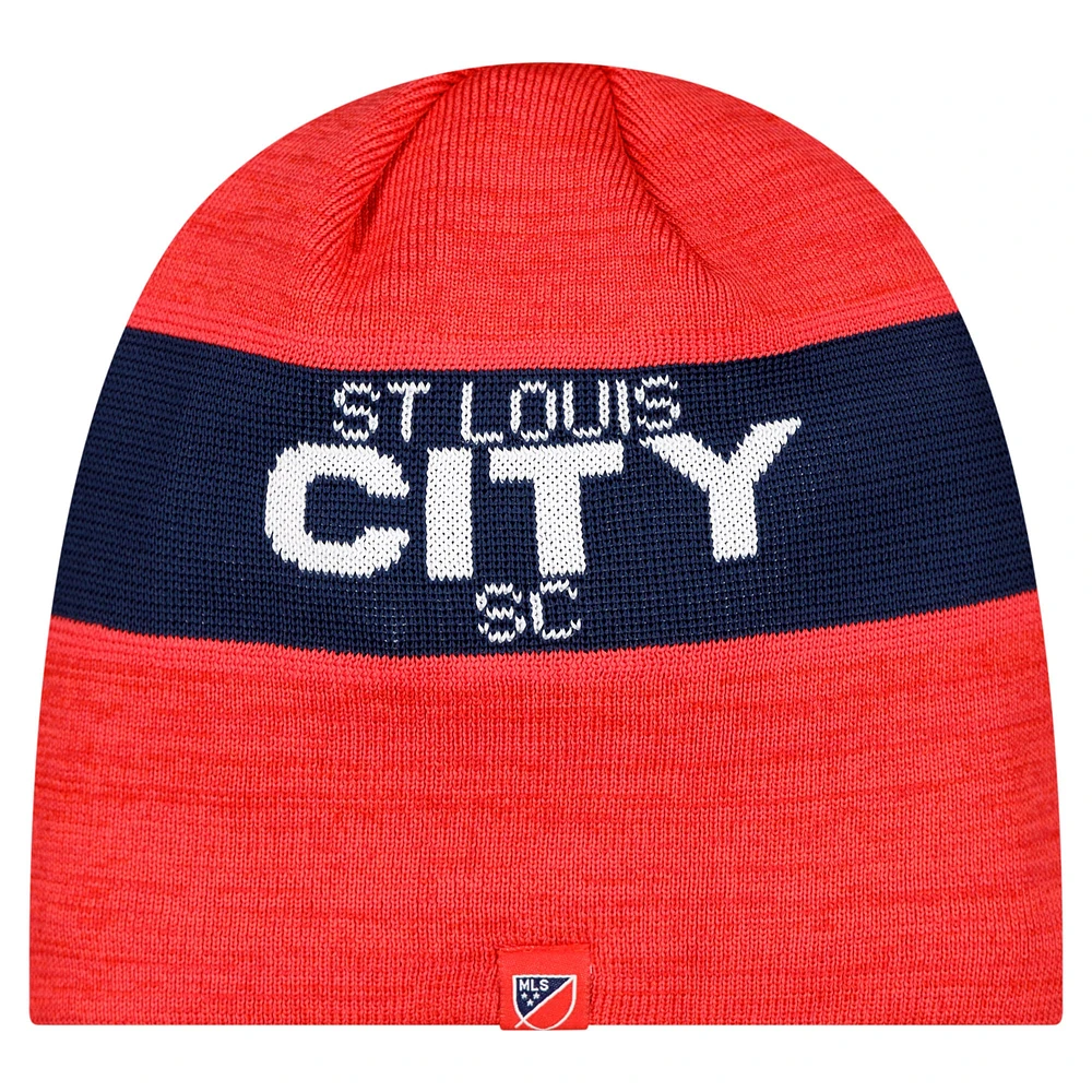 Bonnet rouge New Era St. Louis City SC 2025 Kickoff pour homme