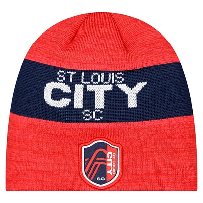 Bonnet rouge New Era St. Louis City SC 2025 Kickoff pour homme