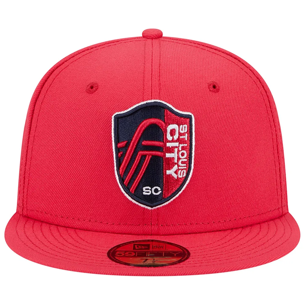 St. Louis City SC Team Logo New Era 59FIFTY Fitted MLS Cap Navy