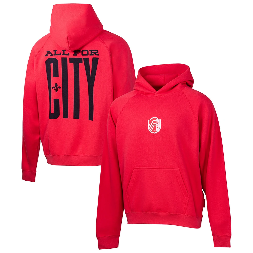 Men's Red St. Louis City SC Hometown Oversized Pullover Hoodie