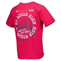 T-shirt décontracté rouge St. Louis City SC Street Heavyweight pour hommes