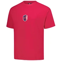 Men's Sport Design Sweden  Red St. Louis City SC Soul Oversized T-Shirt