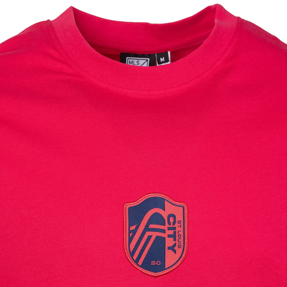 Men's Sport Design Sweden  Red St. Louis City SC Soul Oversized T-Shirt