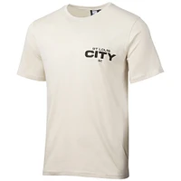 T-shirt décontracté pour homme, motif Suède, Sport Design, couleur beige, St. Louis City SC