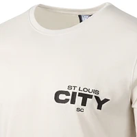 T-shirt décontracté pour homme, motif Suède, Sport Design, couleur beige, St. Louis City SC