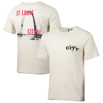 T-shirt décontracté pour homme, motif Suède, Sport Design, couleur beige, St. Louis City SC