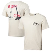 T-shirt décontracté pour homme, motif Suède, Sport Design, couleur beige, St. Louis City SC