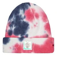 Bonnet en tricot à revers tie-dye psychédélique St. Louis City SC pour hommes