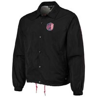 Men's The Wild Collective Black St. Louis City SC Coaches Full-Snap Jacket