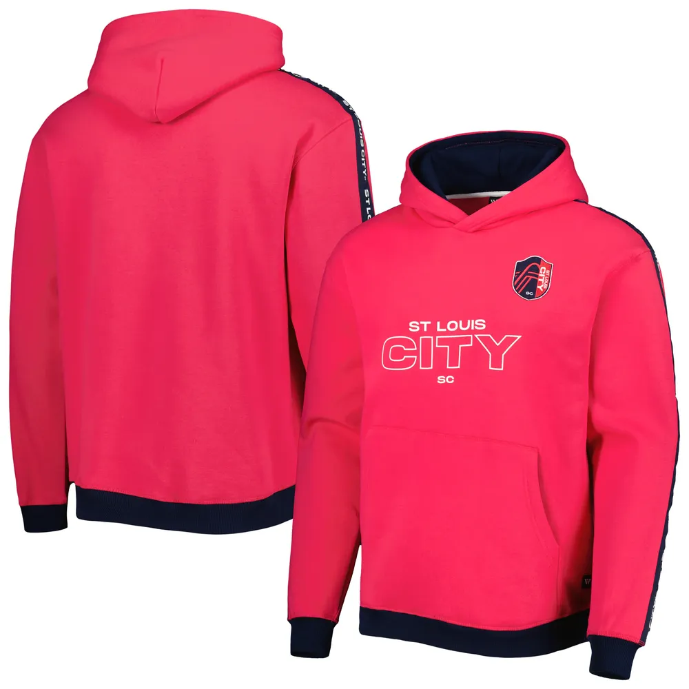 St. Louis Cardinals Mitchell & Ness City Collection Pullover Hoodie - Red