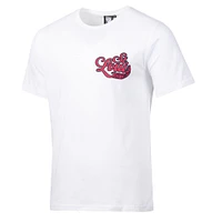 Men's  White St. Louis City SC Team Script Relaxed T-Shirt