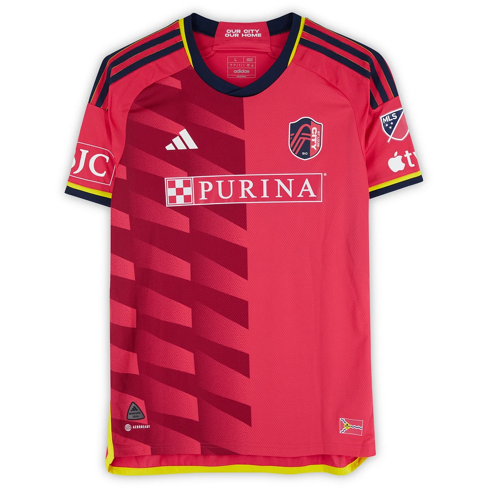 Nökkvi Thórisson St. Louis City SC Autographed Match-Used #29 adidas Jersey from the 2024 MLS Season