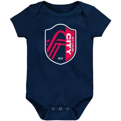 Newborn & Infant Navy St. Louis City SC Primary Logo Bodysuit