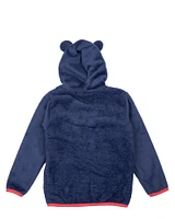 Toddler Sport Design Sweden  Navy St. Louis City SC Tie-Breaker Teddy Full-Zip Hoodie