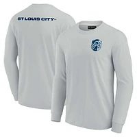 Unisex Fanatics Gray St. Louis City SC Elements Super Soft Long Sleeve T-Shirt