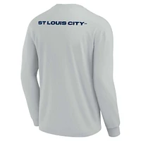 Unisex Fanatics Gray St. Louis City SC Elements Super Soft Long Sleeve T-Shirt