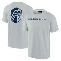 Unisex Fanatics Gray St. Louis City SC Elements Super Soft Short Sleeve T-Shirt