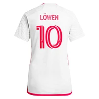 Maillot de joueur réplique adidas Eduard Löwen blanc St. Louis City SC 2024 The Confluence Kit pour femme