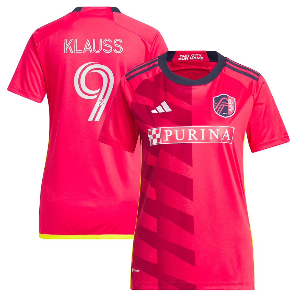 Maillot adidas João Klauss St. Louis CITY SC 2023 Kit Replica rouge pour femme