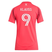 Maillot de joueur réplique rouge adidas João Klauss pour femme St. Louis CITY SC 2025 Forever Red