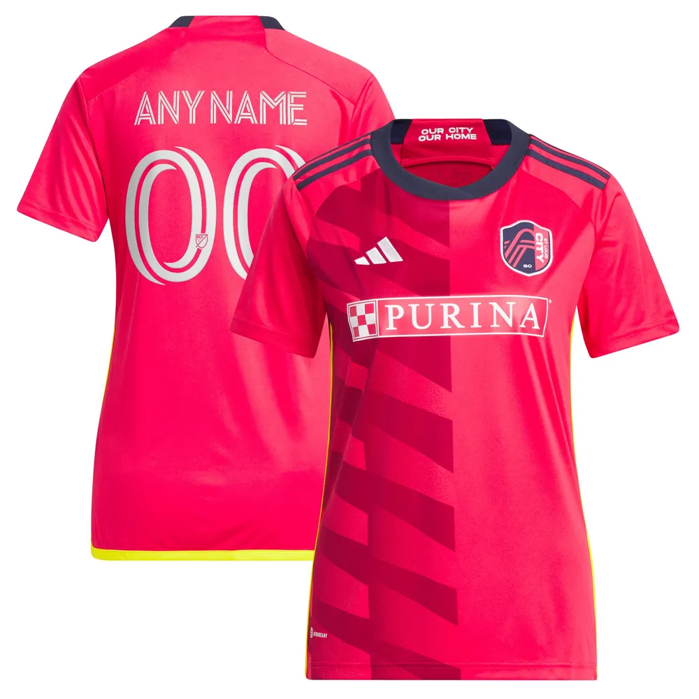 Maillot réplique personnalisé adidas rouge St. Louis CITY SC 2023 Kit pour femme