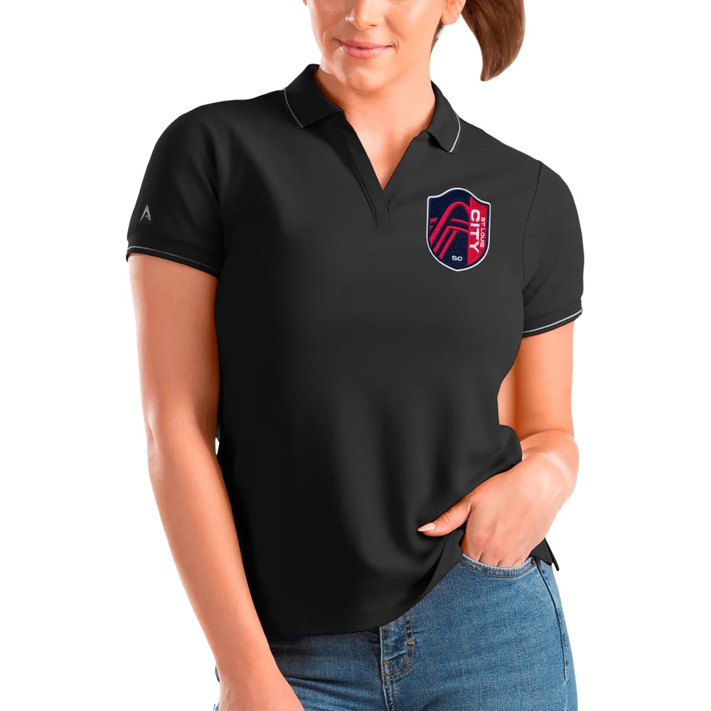 St. Louis Cardinals Antigua Compass Polo - Gray