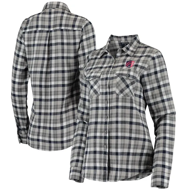 Lids Seattle Seahawks Antigua Ease Flannel Long Sleeve Button-Up