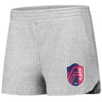 Short Juniper gris Concepts Sport pour femme de St. Louis City SC