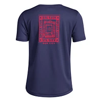 Youth adidas  Navy St. Louis City SC Local Wrap T-Shirt