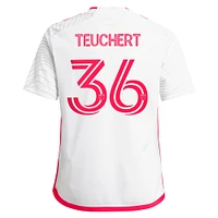 Maillot de joueur réplique adidas Cedric Teuchert blanc St. Louis City SC 2024 The Confluence Kit pour jeunes