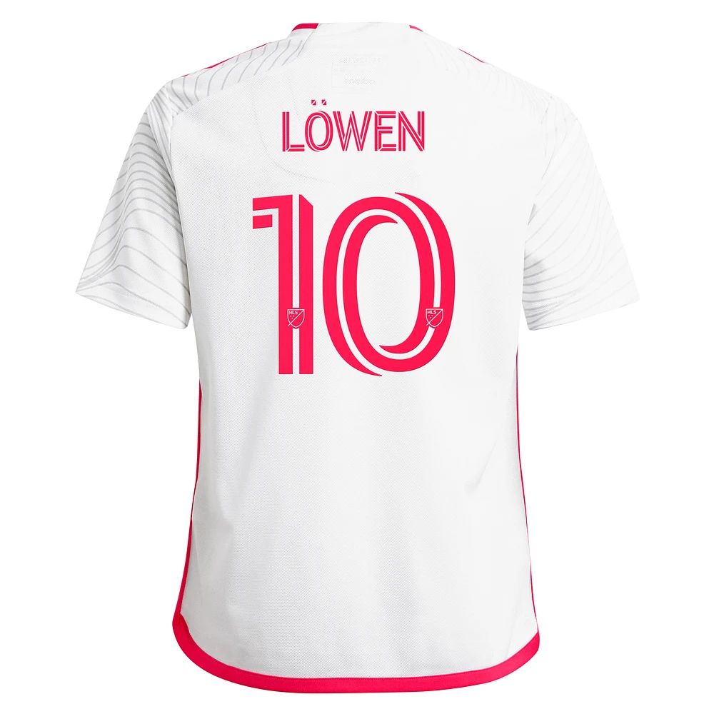 Youth adidas Eduard Löwen White St. Louis City SC 2024 The Confluence Kit Replica Player Jersey