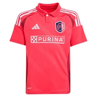 Maillot de joueur réplique rouge adidas João Klauss pour jeune St. Louis CITY SC 2025 Forever Red