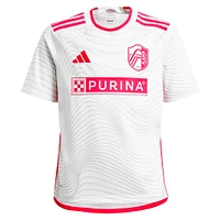 Maillot de joueur réplique adidas Marcel Hartel blanc St. Louis City SC 2024 The Confluence Kit pour jeunes