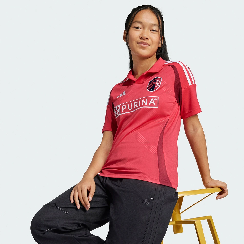 Youth adidas  Red St. Louis CITY SC 2025 Forever Replica Jersey