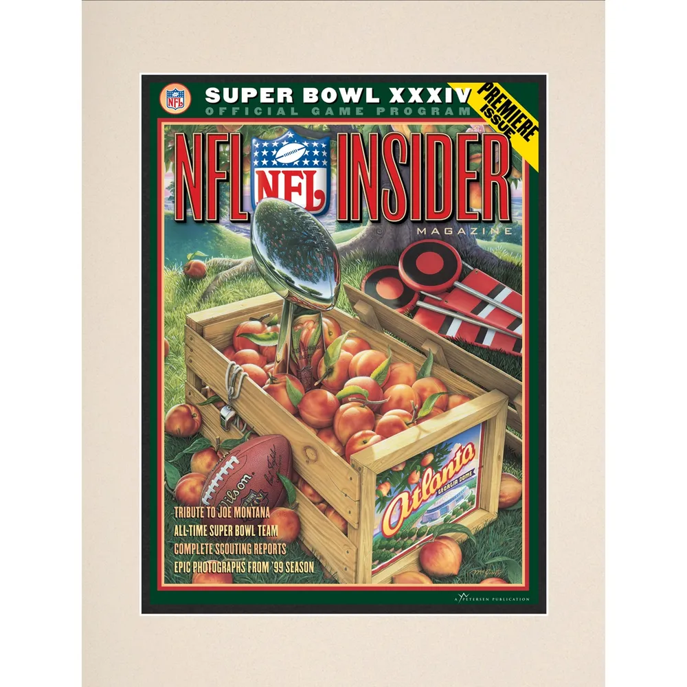 1982 49ers Vs Bengals 10.5 x 14 Matted Super Bowl XVI Program