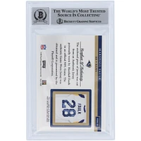 Marshall Faulk St. Louis Rams Autographed 2002 Playoff Piece of the Game Relic #POG-38 Beckett Fanatics Witnessed Authenticated 10 Card
