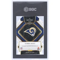 Torry Holt St. Louis Rams Autographed 2021 Panini Select Black Prizm Die Cut #SIP-THO #1/1 SGC Authenticated 9.5/10 Card