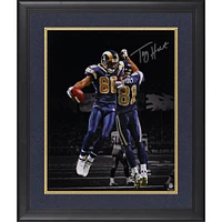 Torry Holt St. Louis Rams Autographed Framed 16" x 20" Celebration with Issac Bruce Photograph