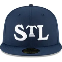 Men's New Era Navy St. Louis Stars Cooperstown Collection Turn Back The Clock 59FIFTY Fitted Hat