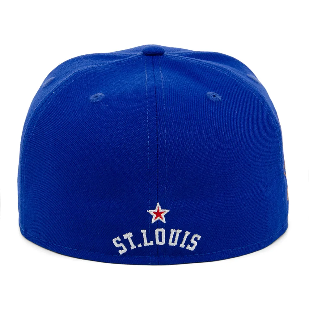 Men's St. Louis Stars Rings & Crwns Royal Snapback Hat