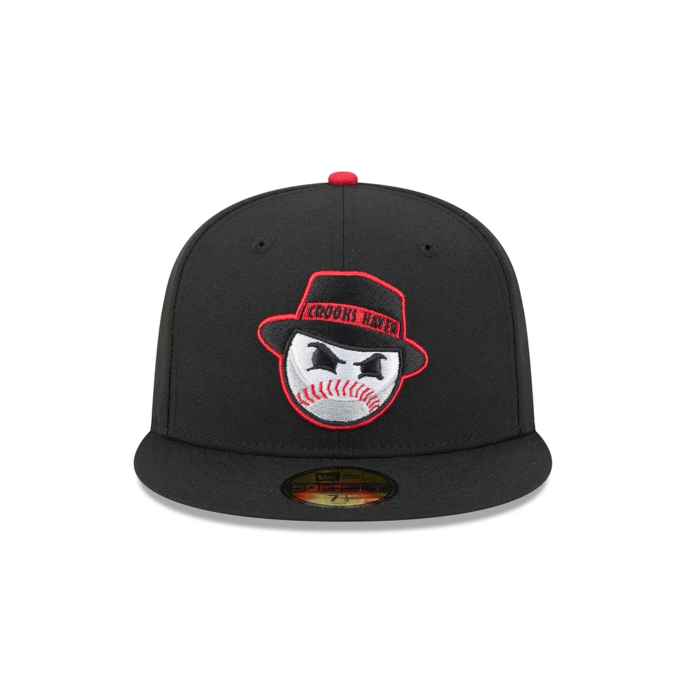 Casquette ajustée 59FIFTY noire New Era pour homme