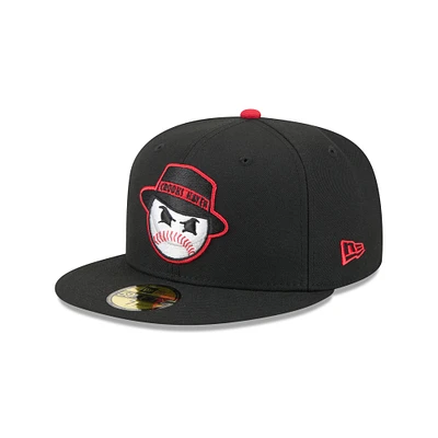 Casquette ajustée 59FIFTY noire New Era pour homme