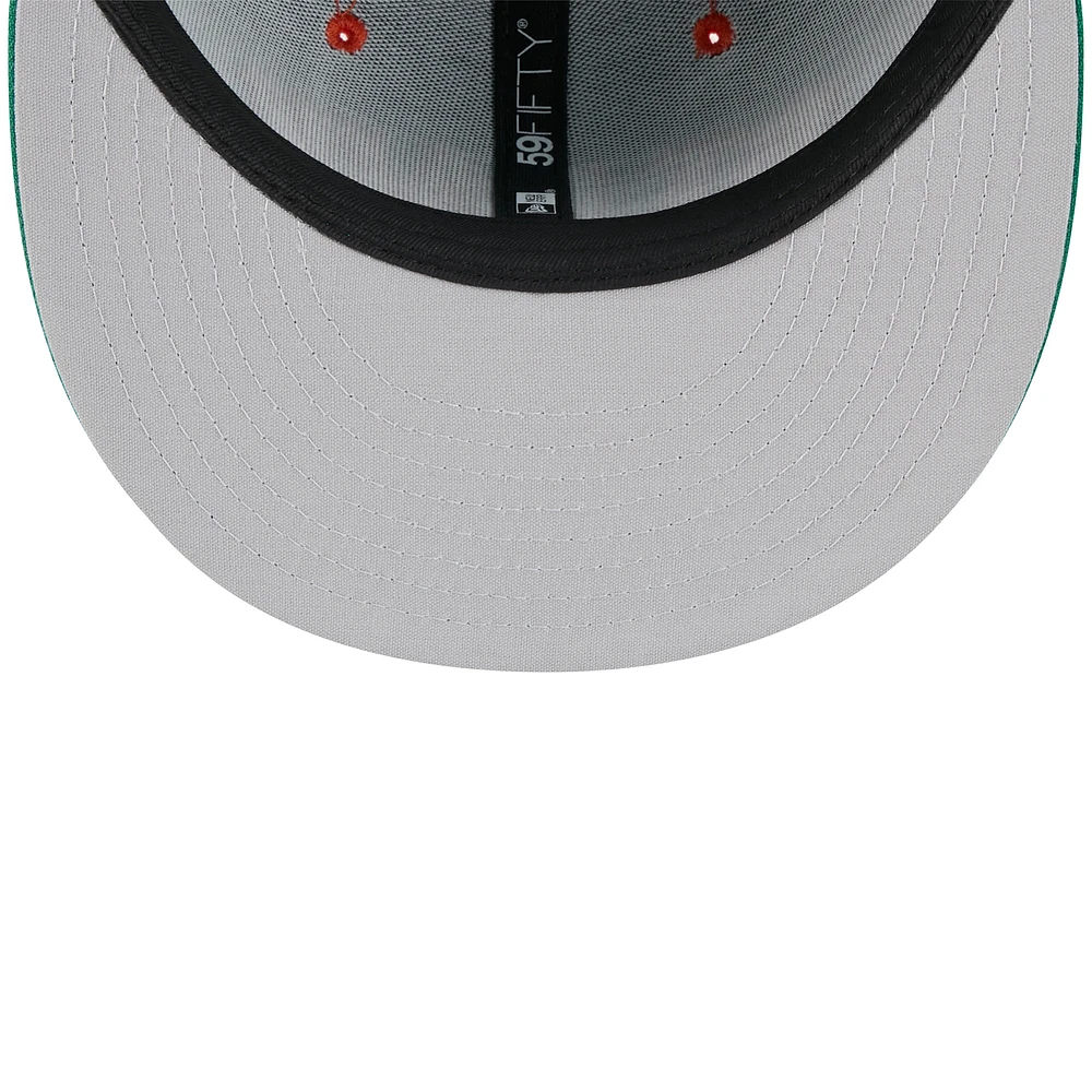 Casquette ajustée 59FIFTY verte New Era pour homme, thème St. Paul Saints