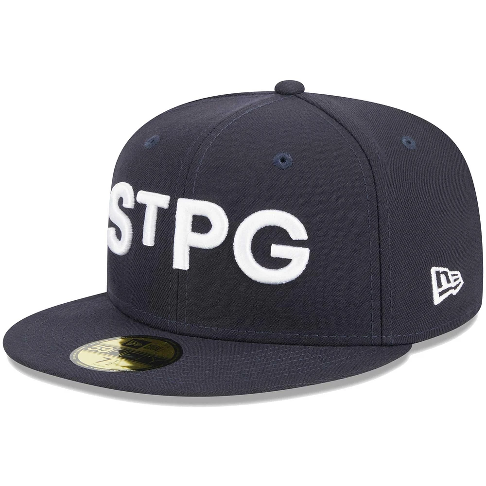 Casquette ajustée 59FIFTY St. Paul Saints Theme Nights Gophers New Era bleu marine pour homme