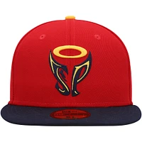 Men's New Era Red/Navy St. Paul Saints Marvel x Minor League 59FIFTY Fitted Hat