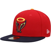 Men's New Era Red/Navy St. Paul Saints Marvel x Minor League 59FIFTY Fitted Hat