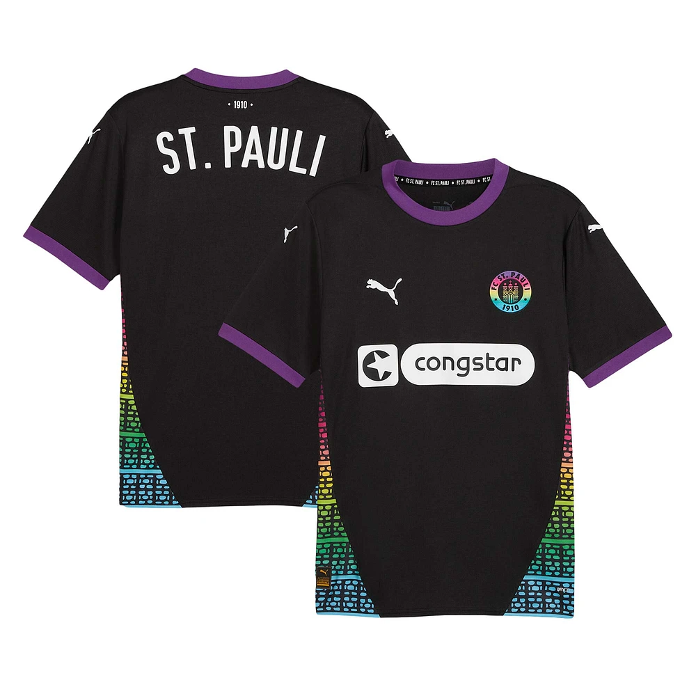 Maillot réplique Puma noir St. Pauli 2024/25 pour homme