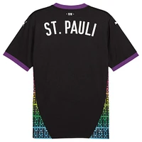 Maillot réplique Puma noir St. Pauli 2024/25 pour homme